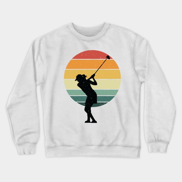 golf vintage classic retro Crewneck Sweatshirt by Tesszero